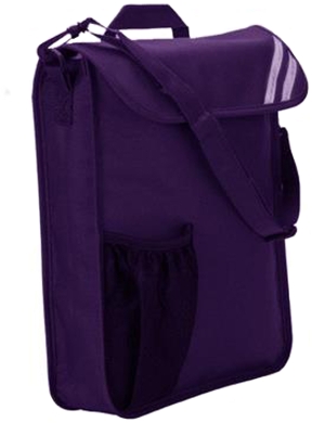Portrait Style Bookbag - Purple